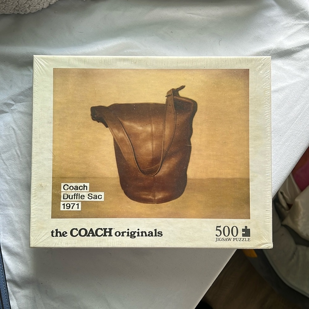 Coach 1971 vintage puzzle still in original wrapping